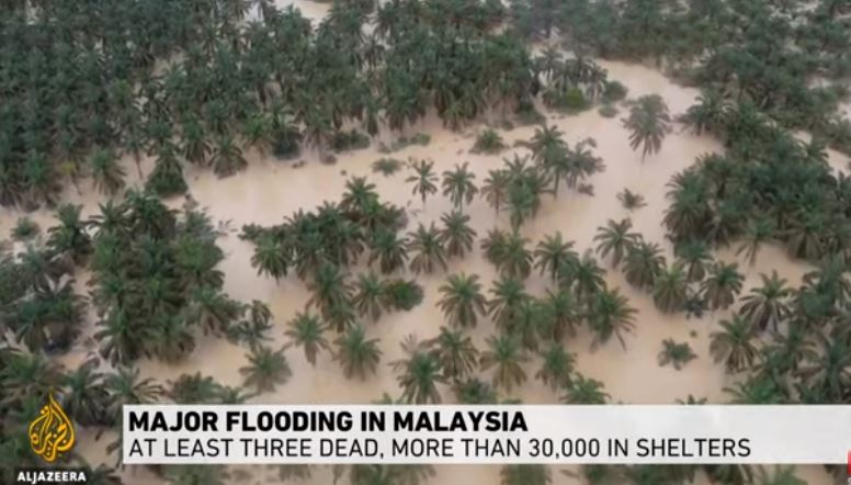 Malaysia floods: At least 3 dead, over 30,000 evacuated | JPNN.us